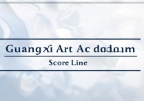 广西艺术学院录取分数线