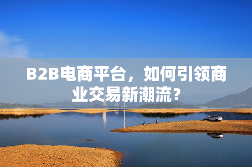 B2B电商平台，如何引领商业交易新潮流？