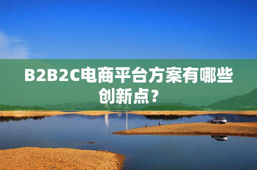 B2B2C电商平台方案有哪些创新点？