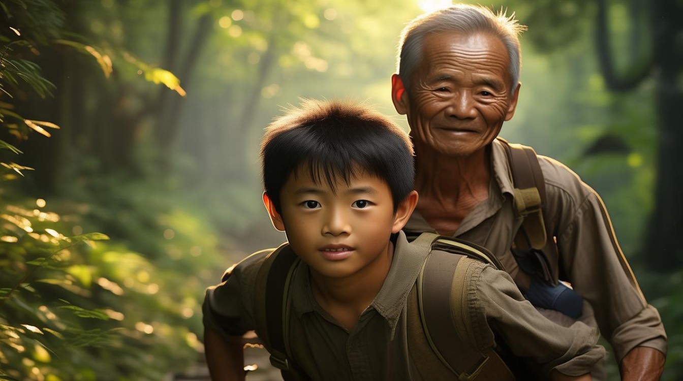 背起爸爸上学观后感