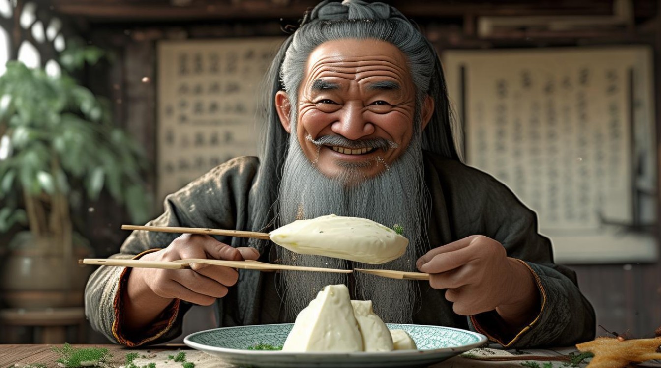 苏乞儿吃豆腐打一成语