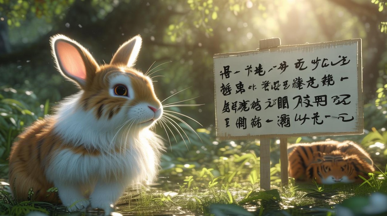 兔子请老虎打一成语