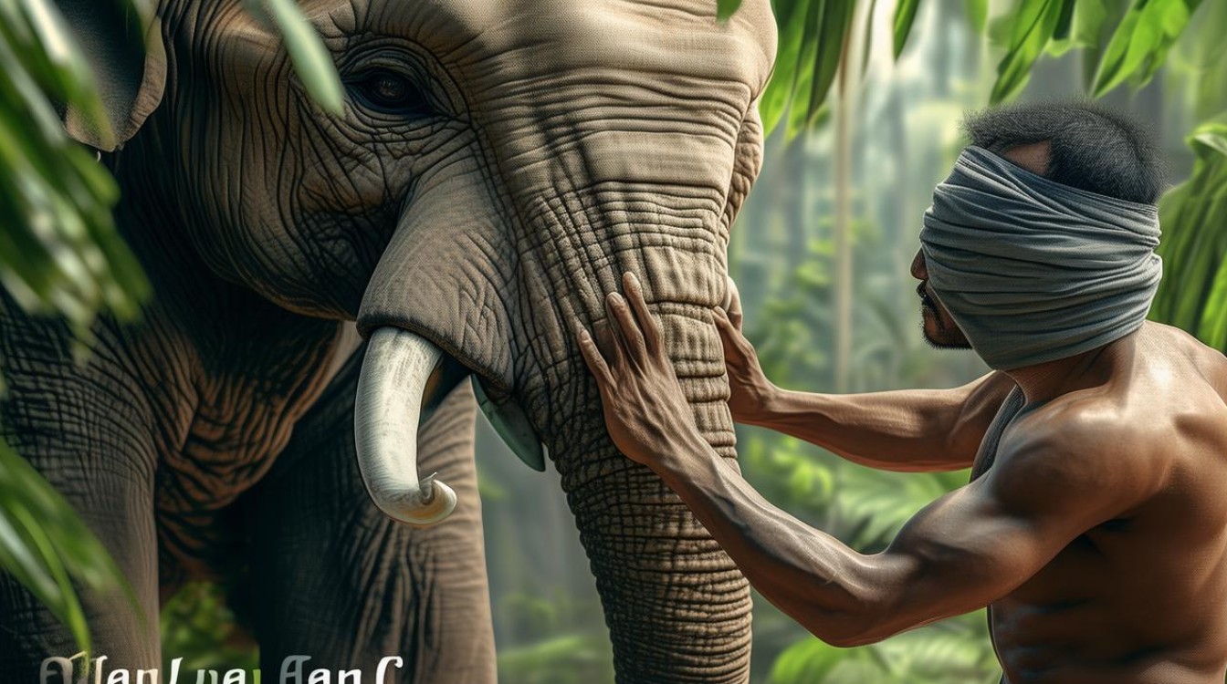 盲人摸象打一成语