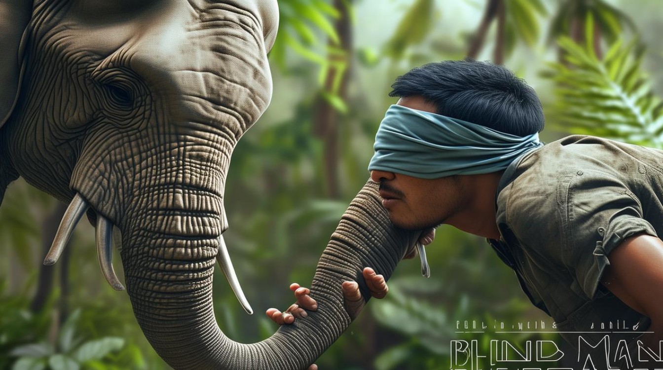 盲人摸象打一成语