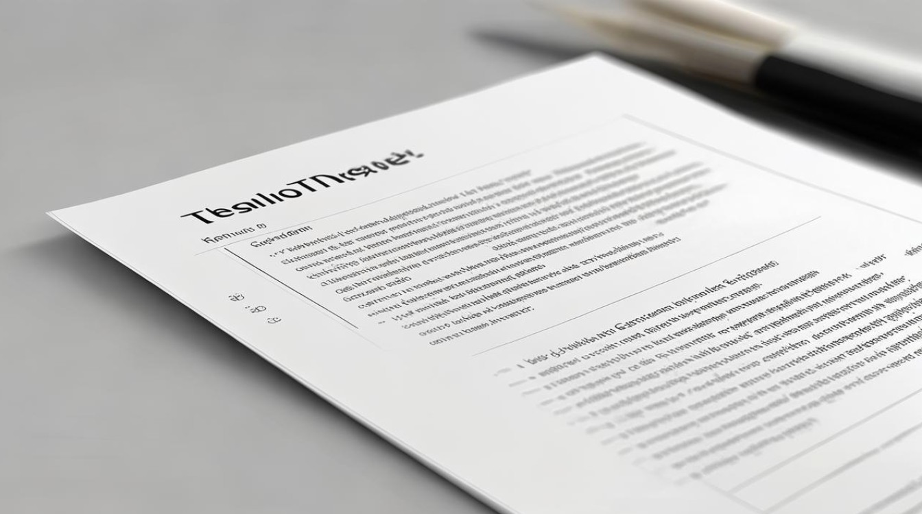 论文格式模板范文