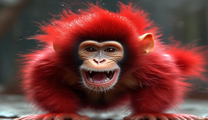 猴子屁股 坐不住