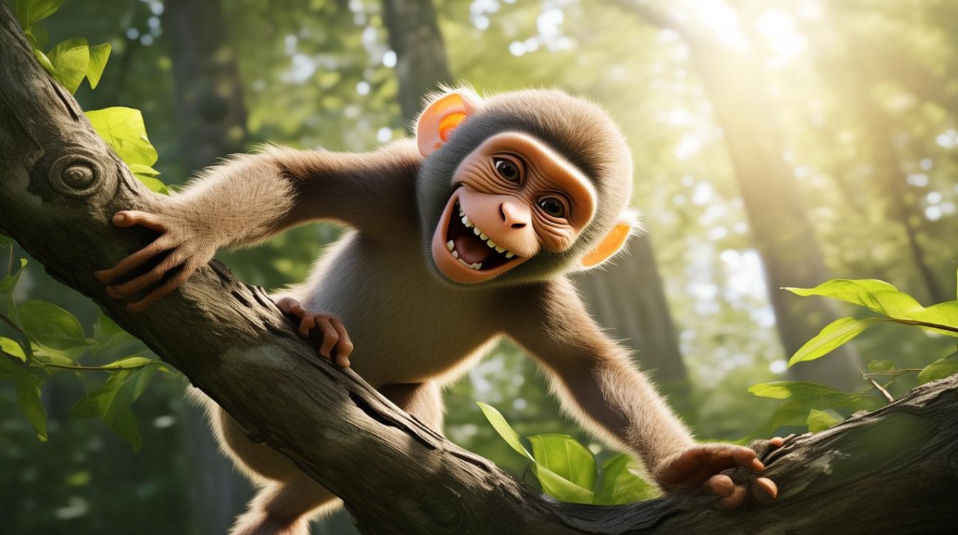 猴子爬树 拿手好戏