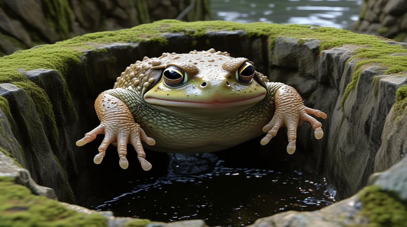 蛤蟆跳井 不懂（扑通）