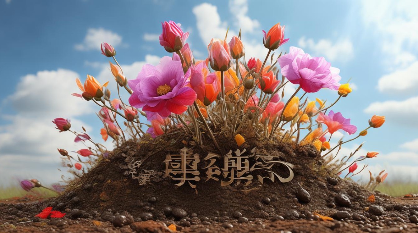 粪堆上开花 臭美