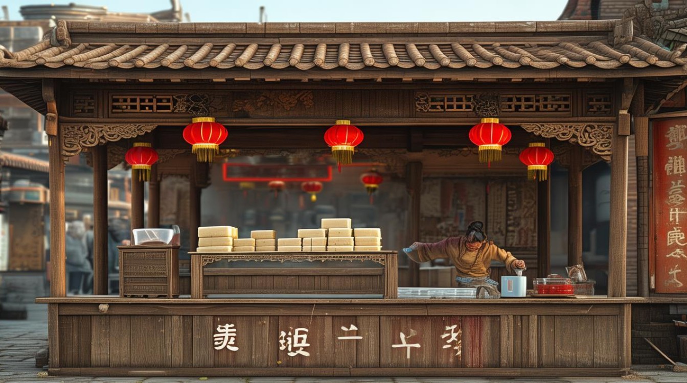 搭起戏台卖豆腐 买卖不大架子大