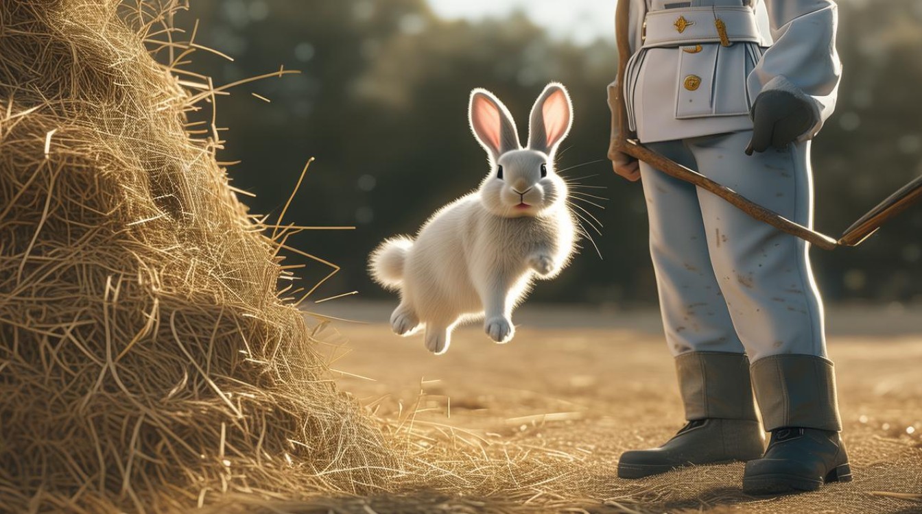 草堆里蹦出个兔子 你也算个保镖