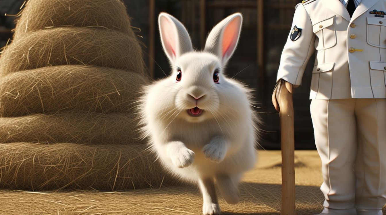 草堆里蹦出个兔子 你也算个保镖