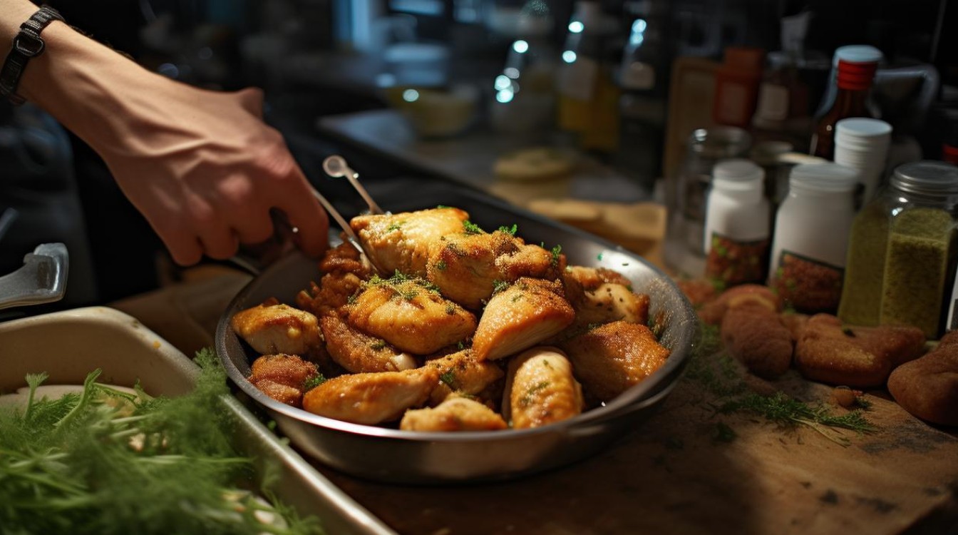 半夜吃烧鸡 撕撕拌拌