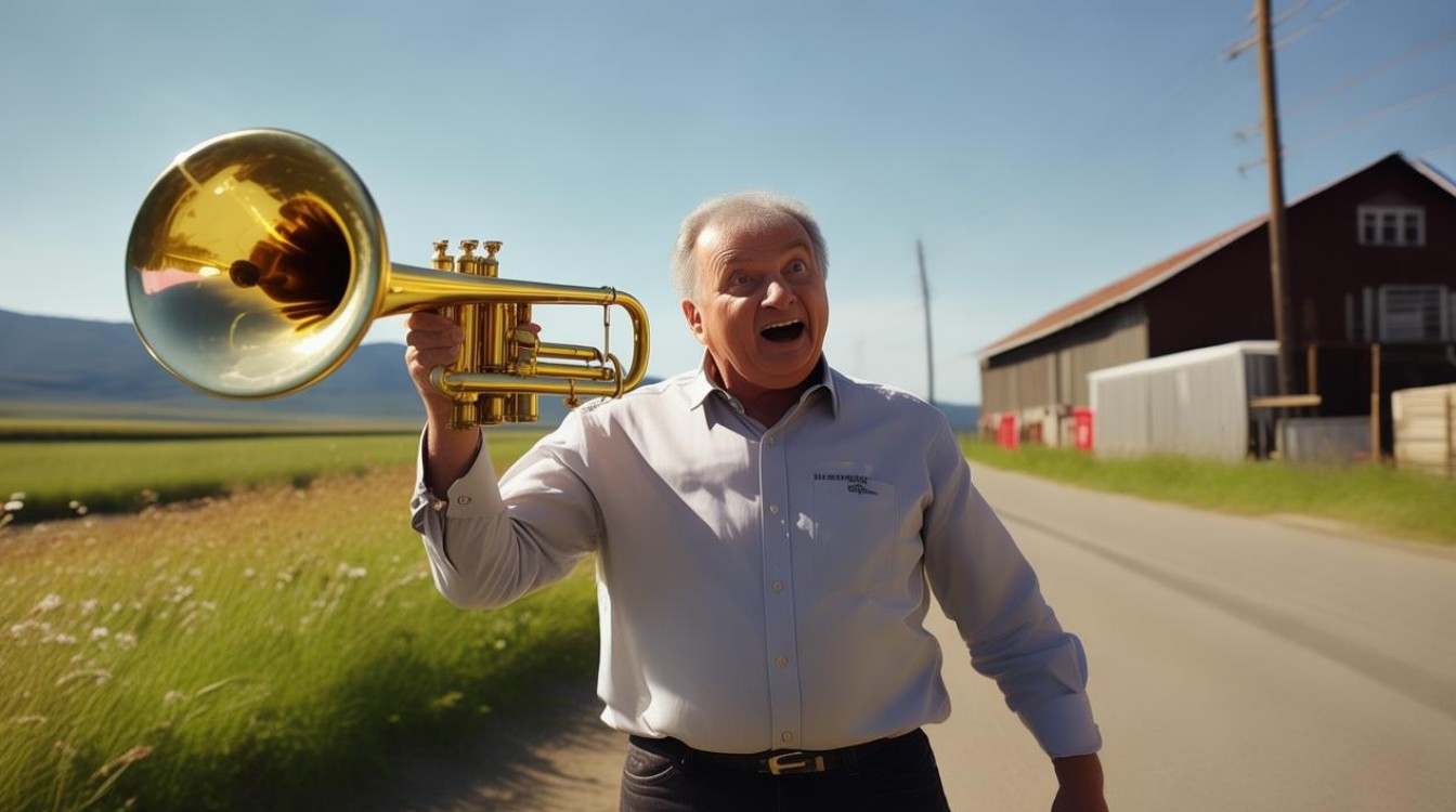 半道上捡个喇叭 有吹的了