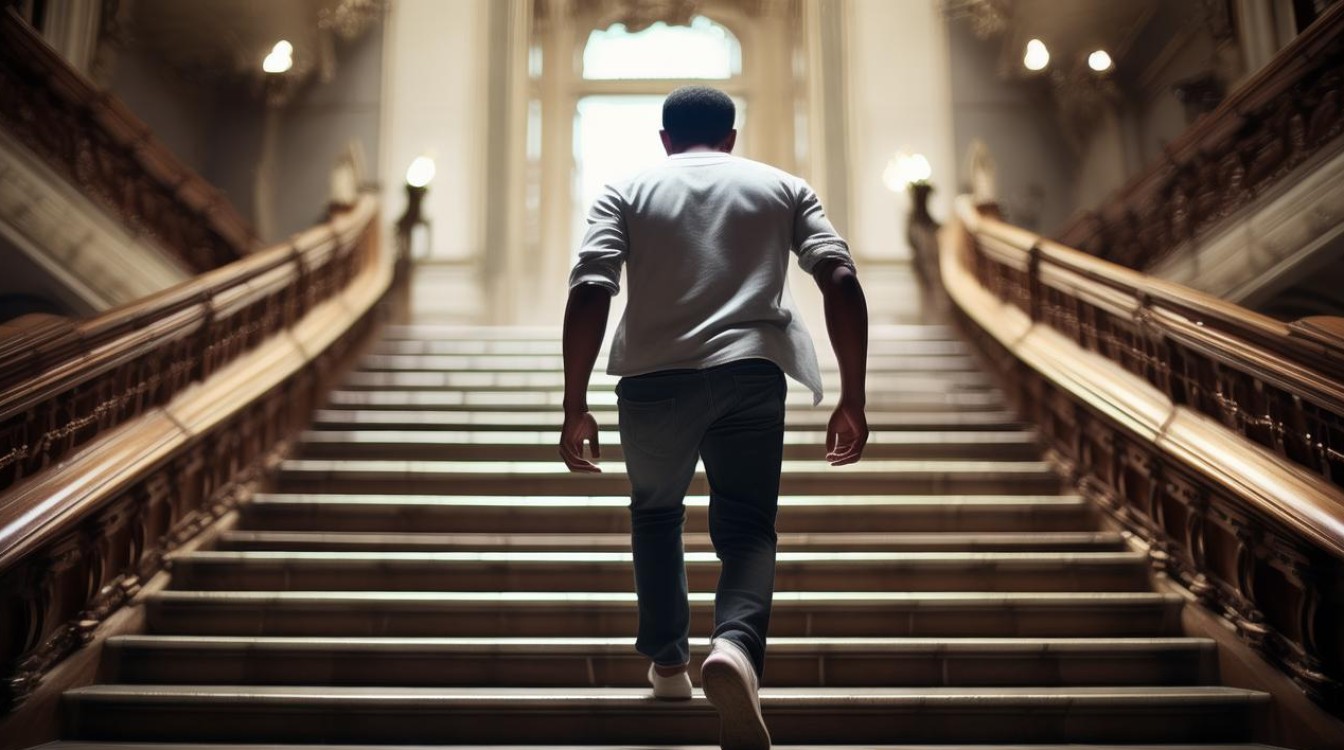 瘸子上楼 步步登高