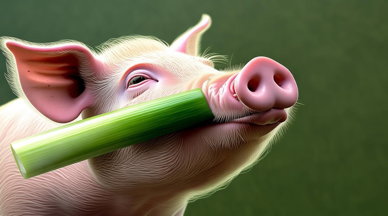 猪鼻子插葱 装相（象）