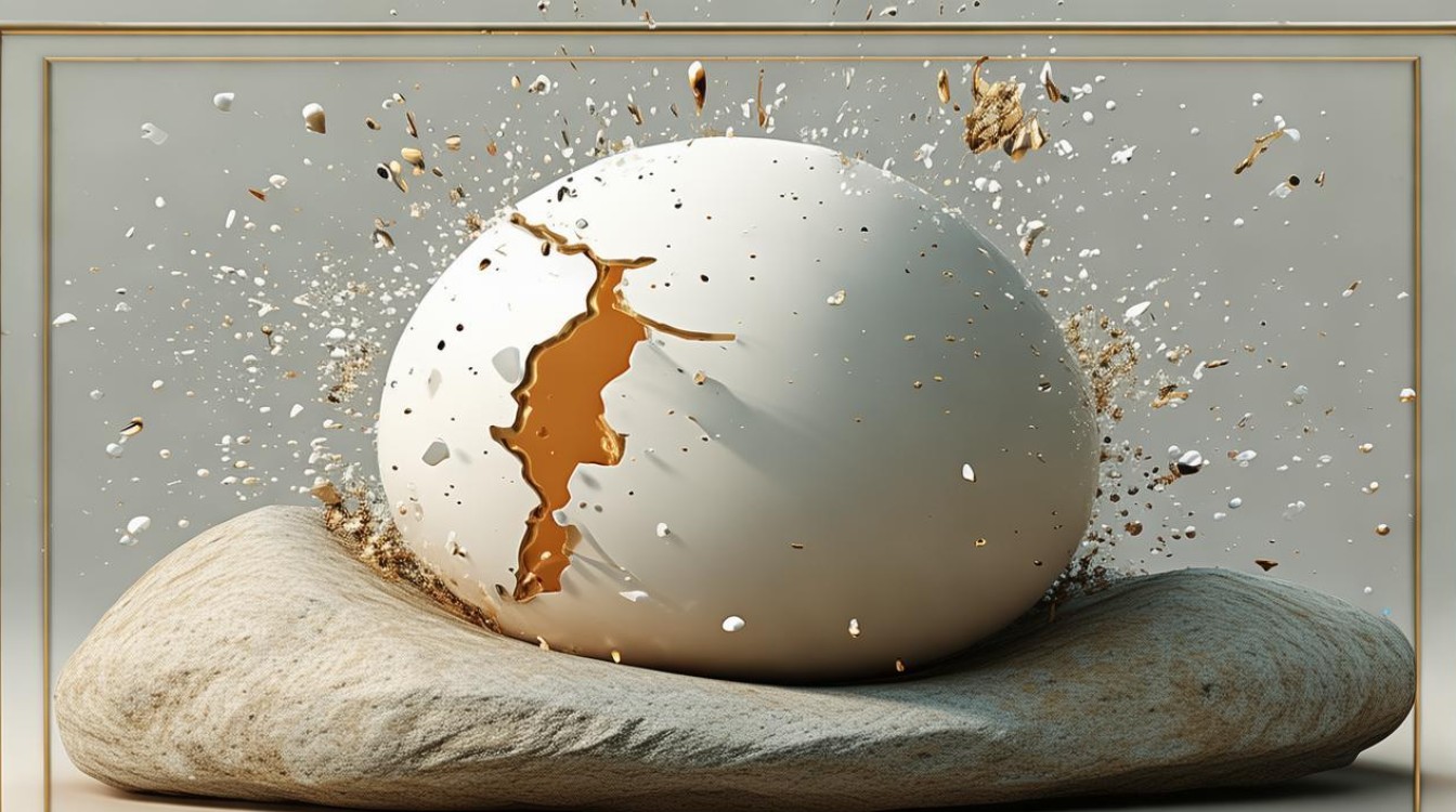 鸡蛋碰石头 不自量力