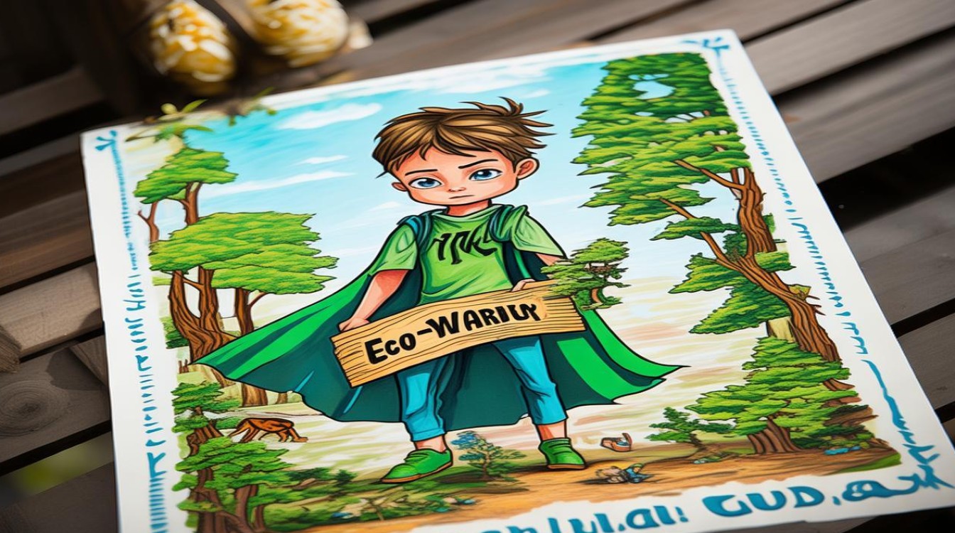 环保小卫士手抄报