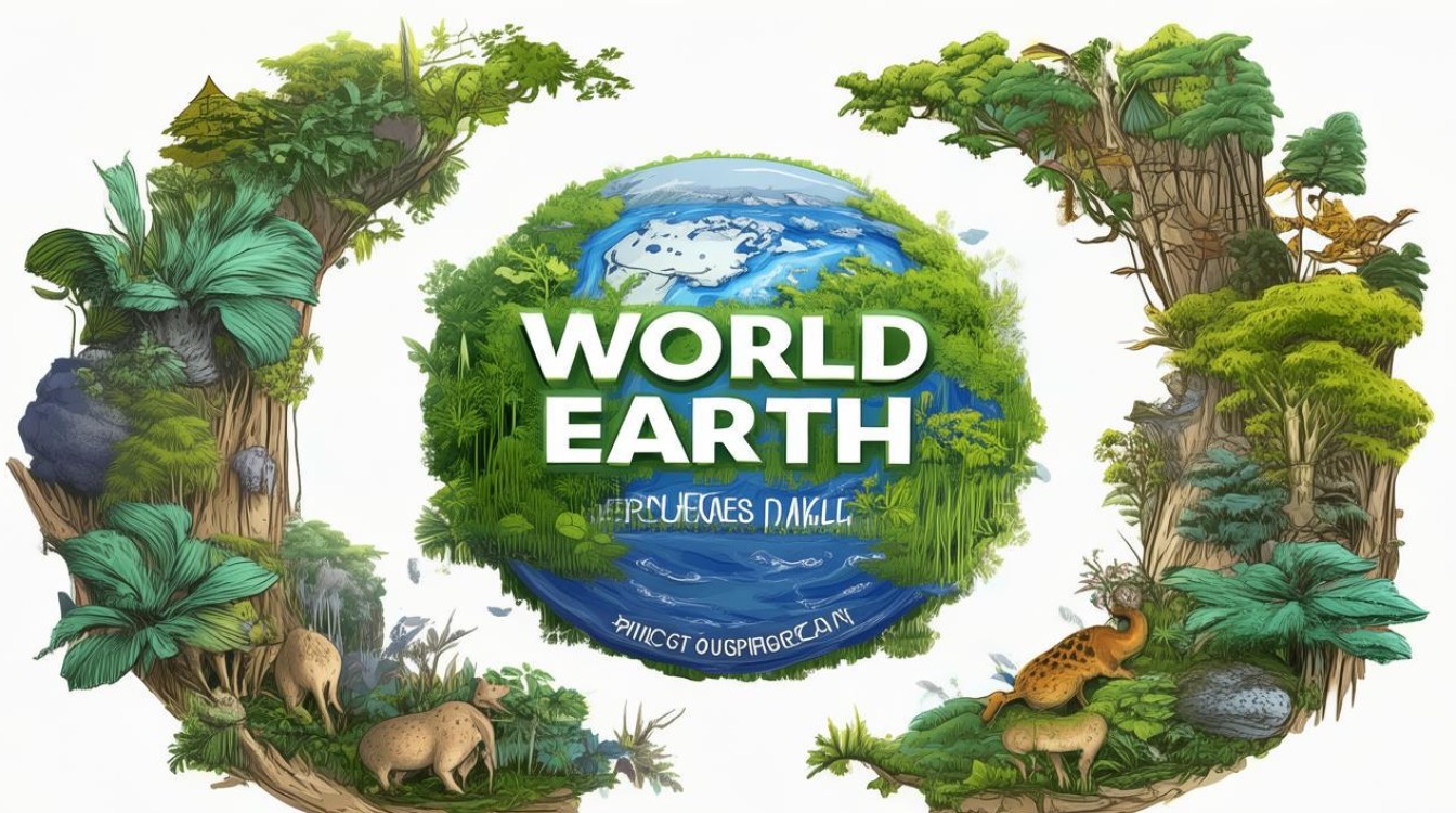 世界地球日手抄报
