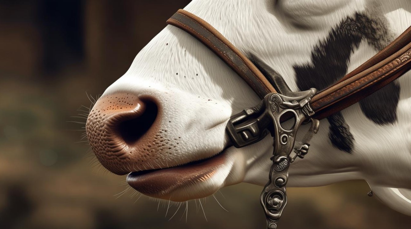 马嚼子戴在牛嘴上 胡勒