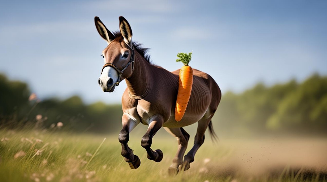 胡萝卜拴驴 跟着跑 胡萝卜拴驴 跟着跑