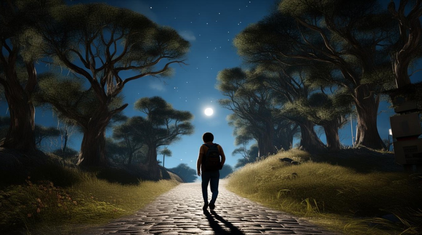 一个人走夜路作文