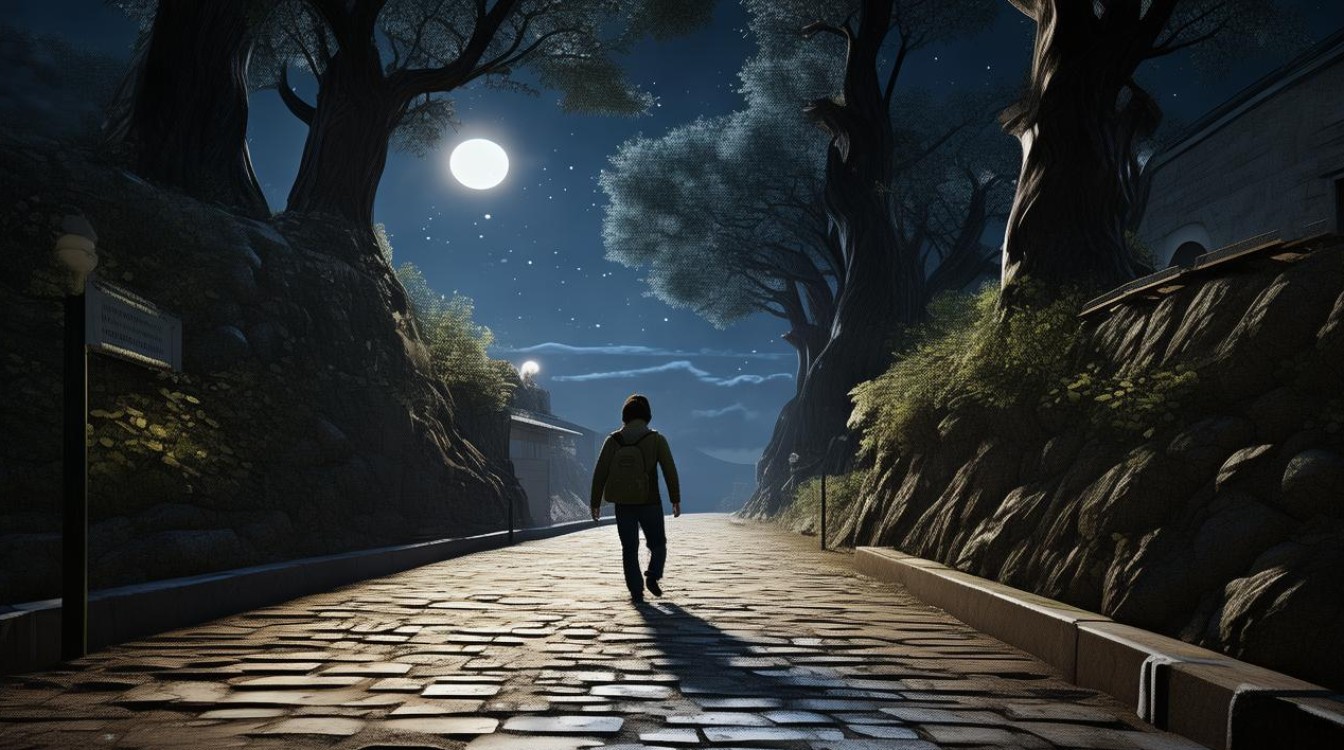 一个人走夜路作文