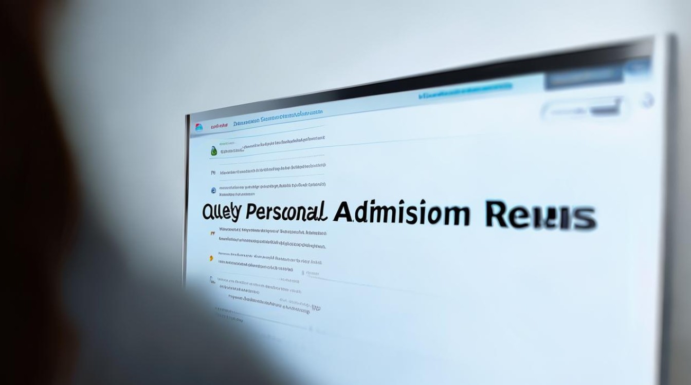 查询个人录取结果