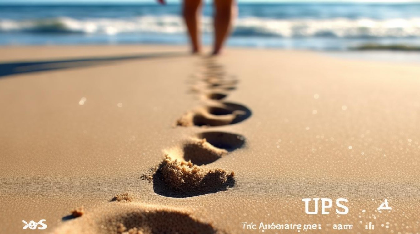 沙滩上走路 一步一个脚印 沙滩上走路 一步一个脚印