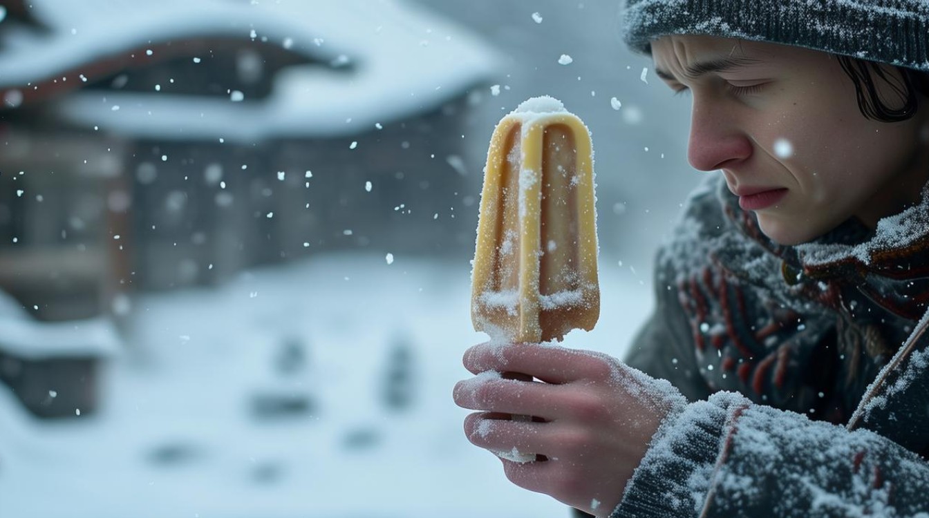 三九天吃冰棍 寒了心