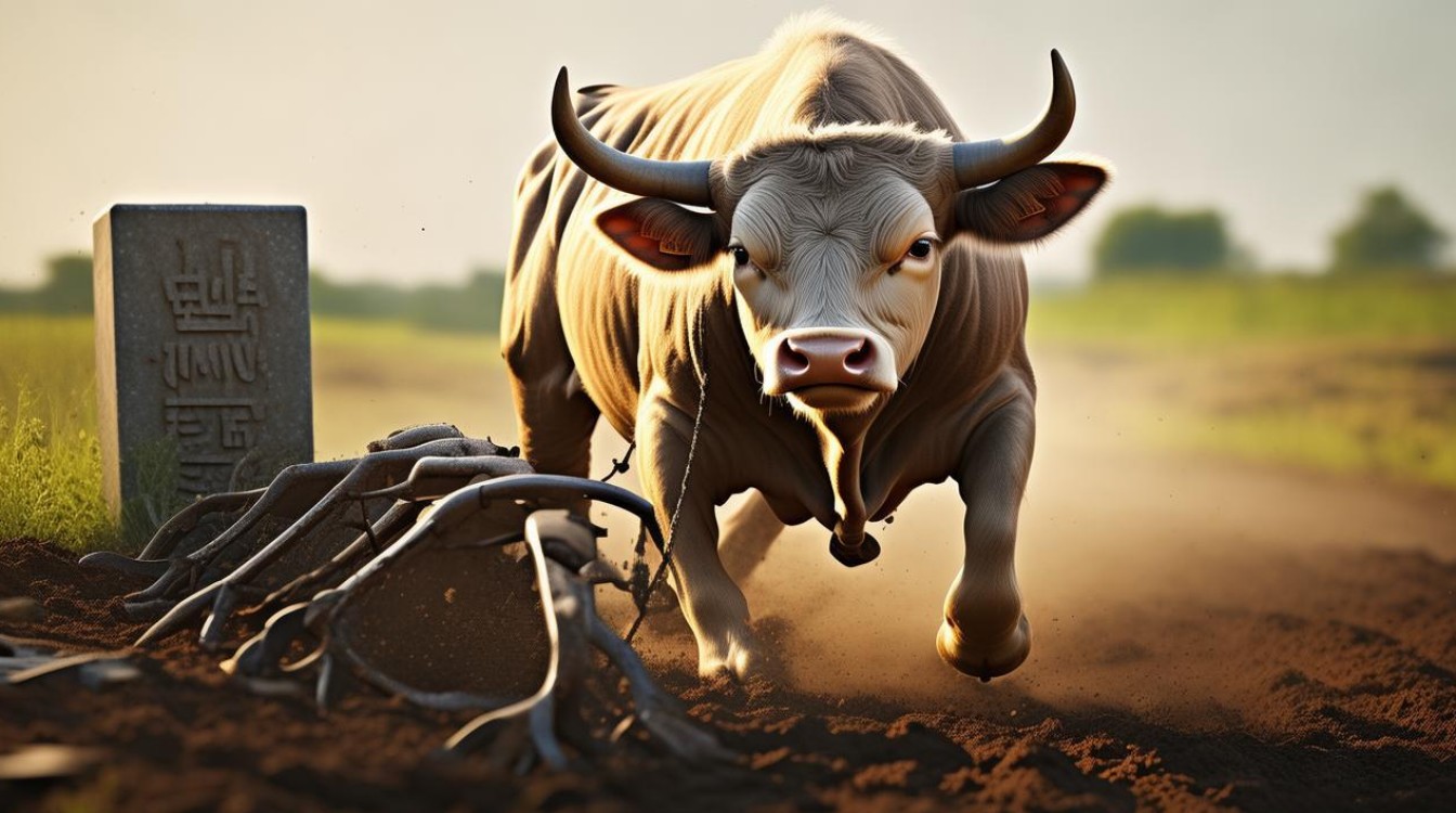 嫩牛拖犁耙 不打不跑 嫩牛拖犁耙 不打不跑