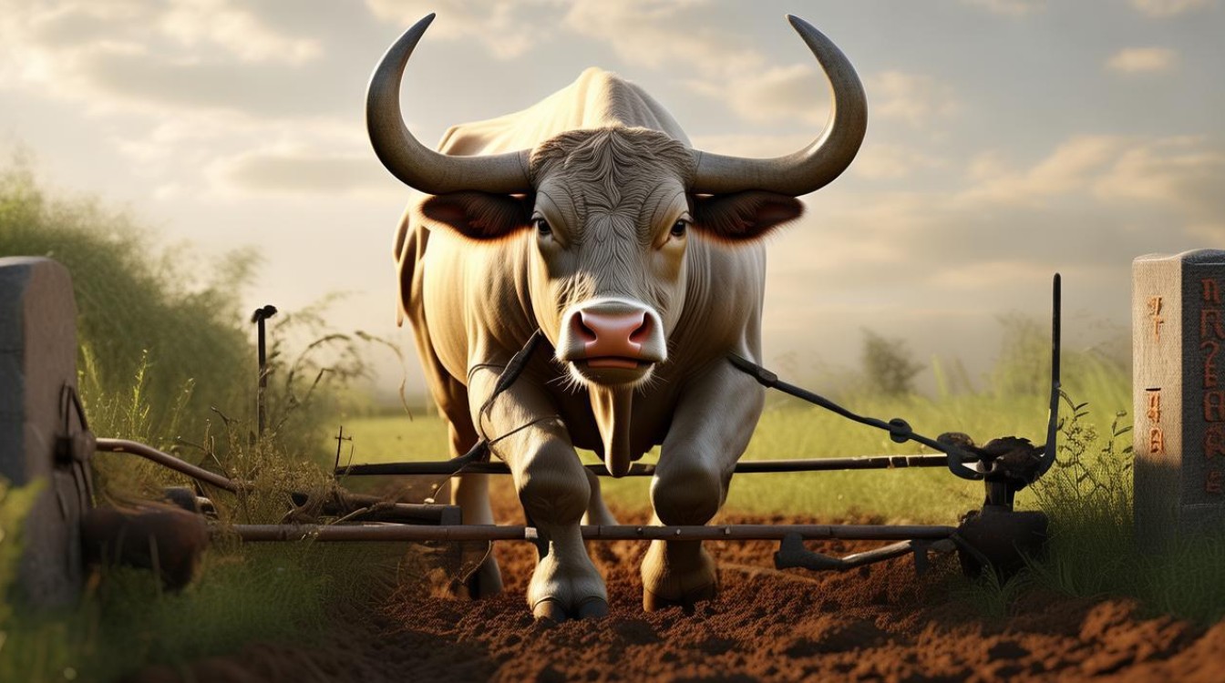 嫩牛拖犁耙 不打不跑 嫩牛拖犁耙 不打不跑