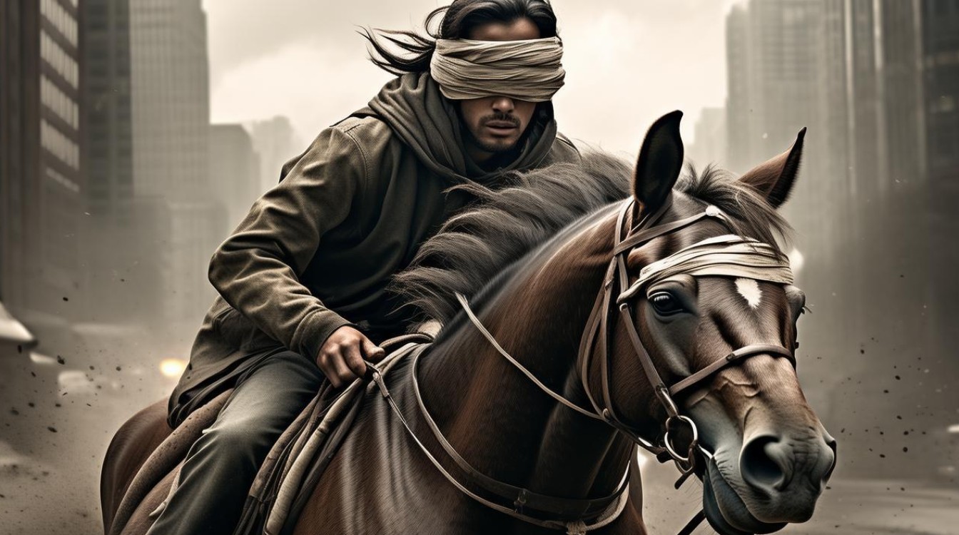 盲人骑瞎马 乱闯