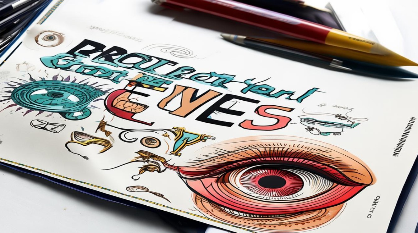 保护眼睛手抄报