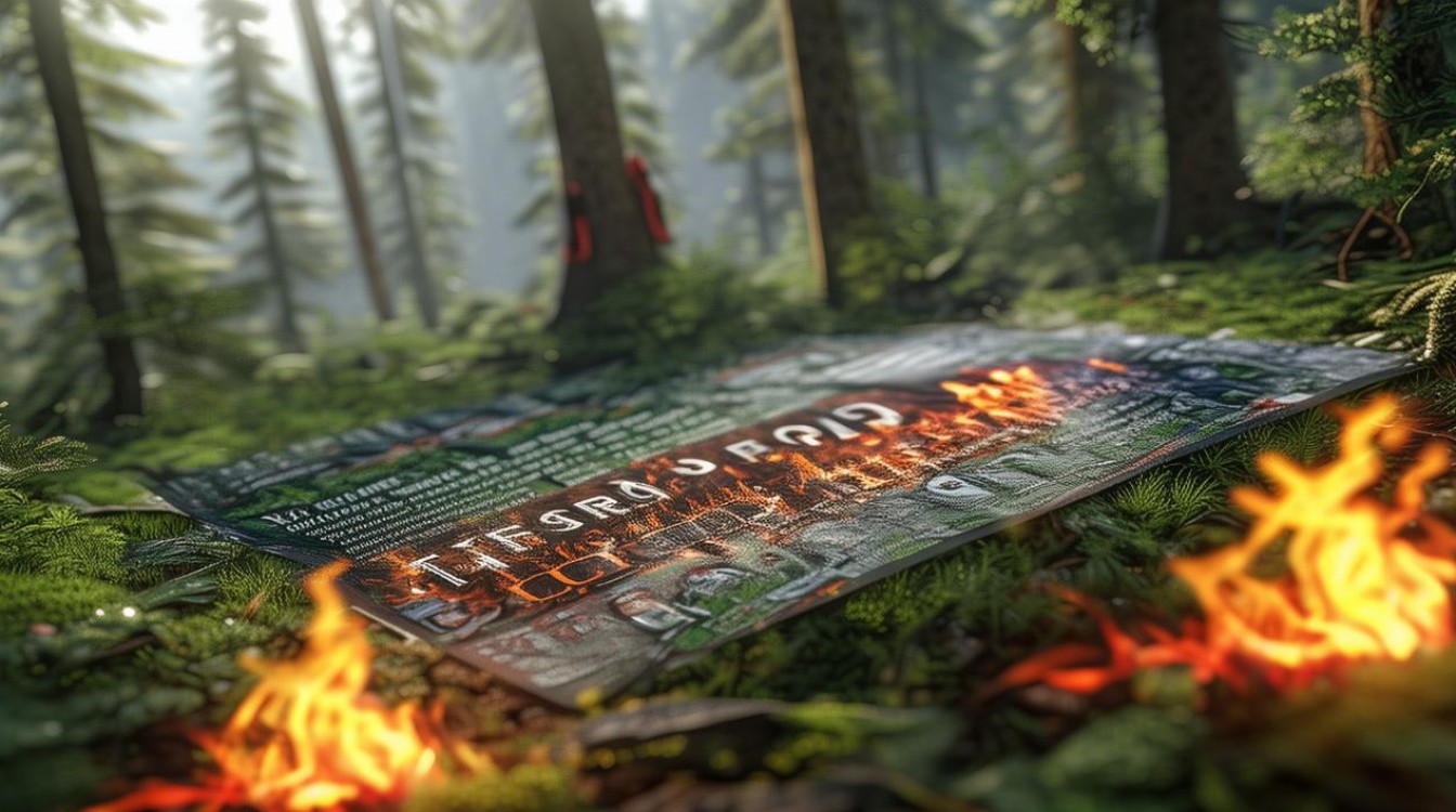 森林防火手抄报图片