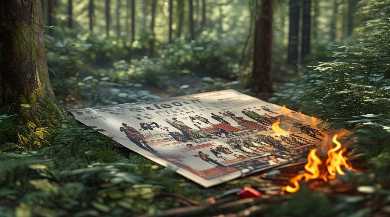 森林防火手抄报图片