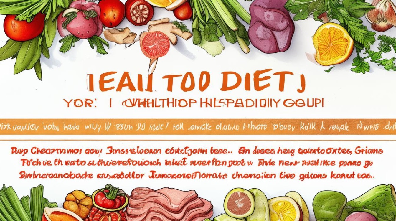 健康饮食手抄报 健康饮食手抄报