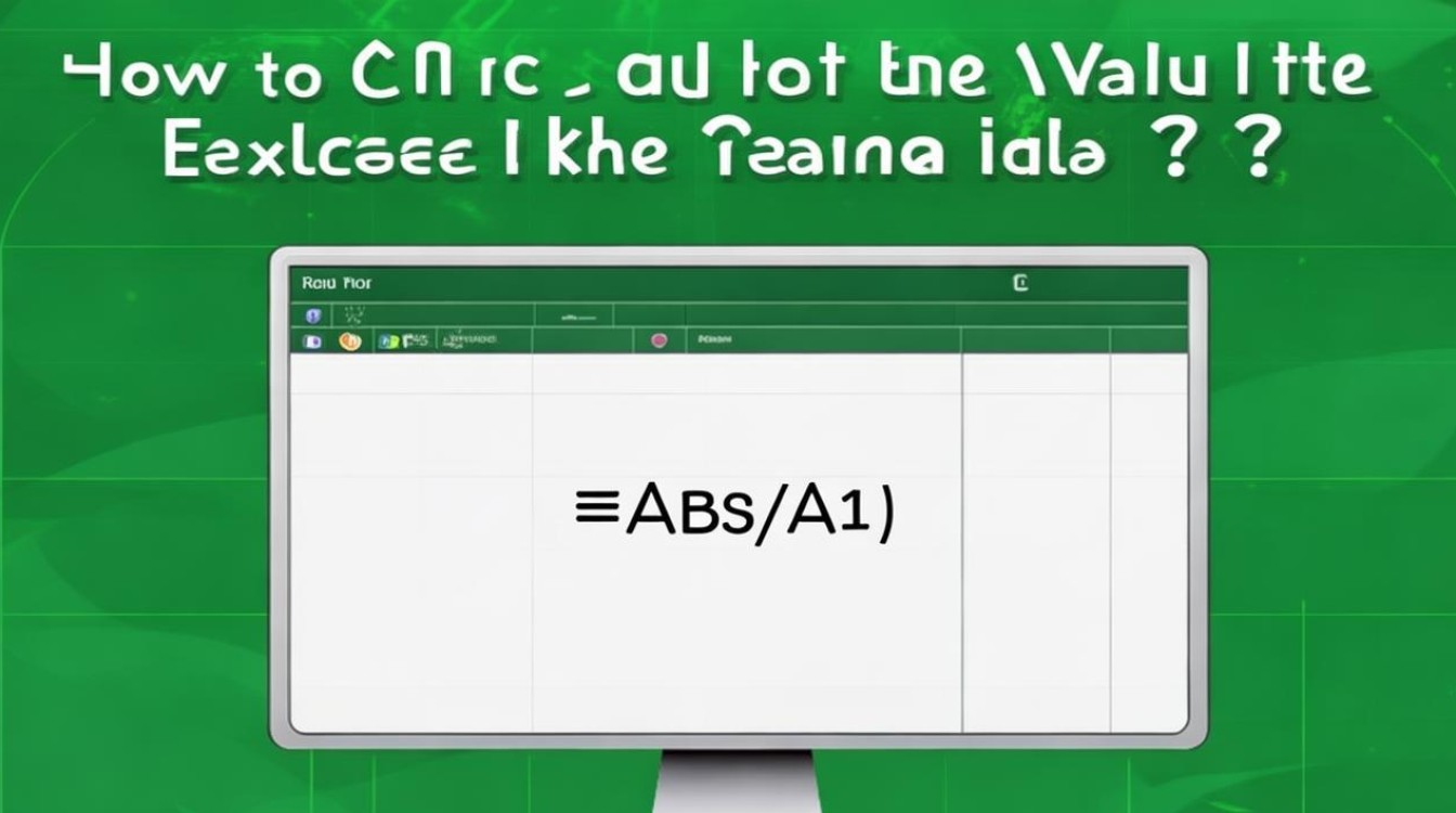 excel怎么取绝对值 excel怎么取绝对值