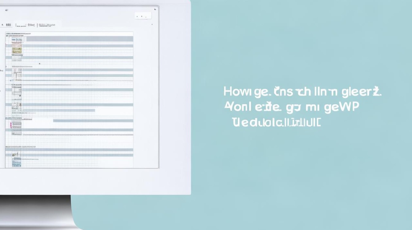 wps怎么合并单元格