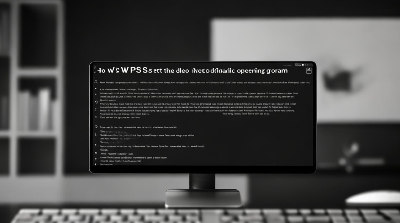 如何设置wps为默认打开方式