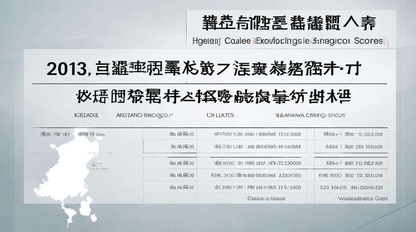 2013年浙江高考分数线