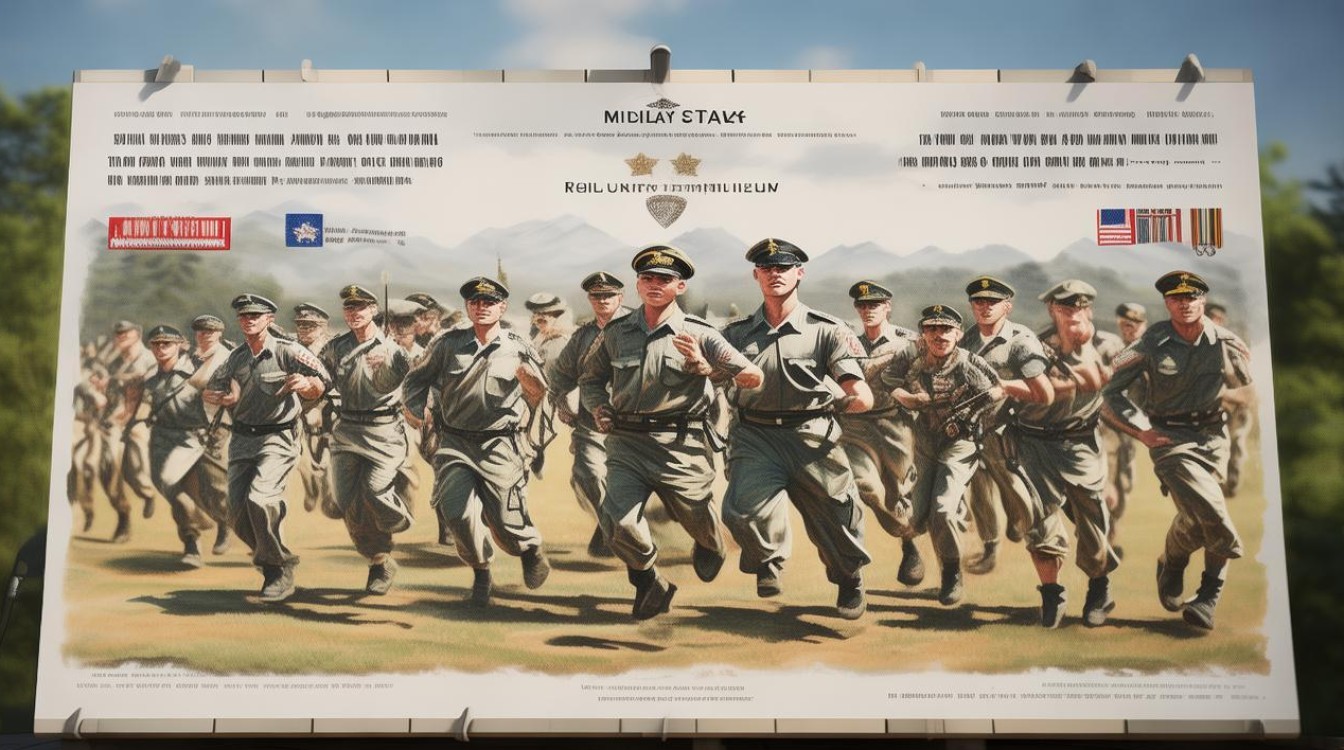 军训手抄报图片