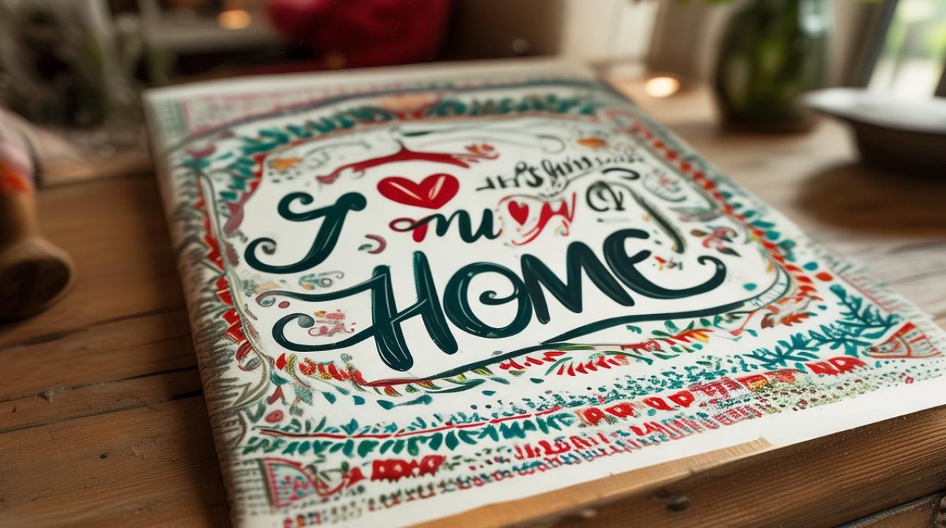 我爱我家手抄报