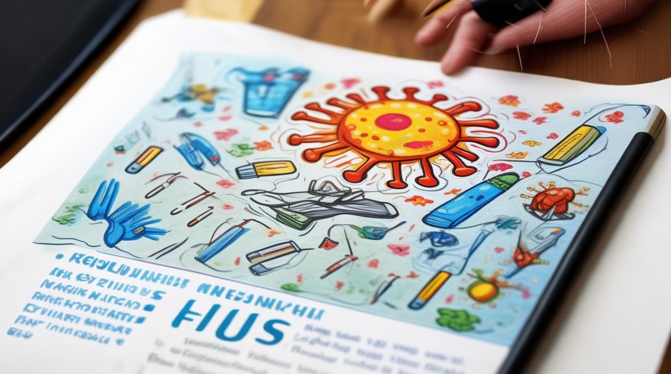 预防病毒手抄报