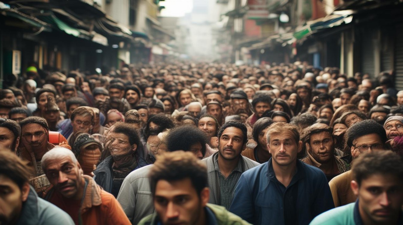 形容人多拥挤的成语