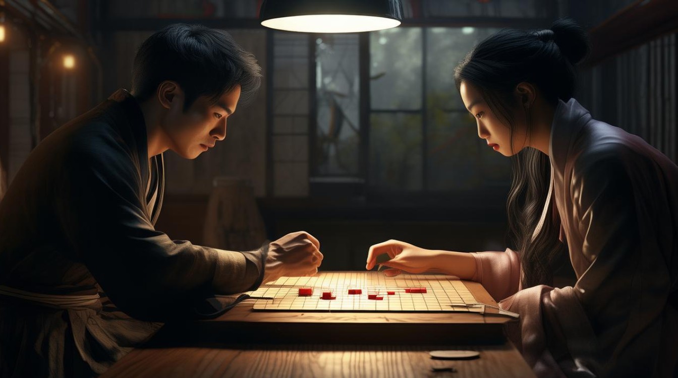 暗中下围棋 打一成语