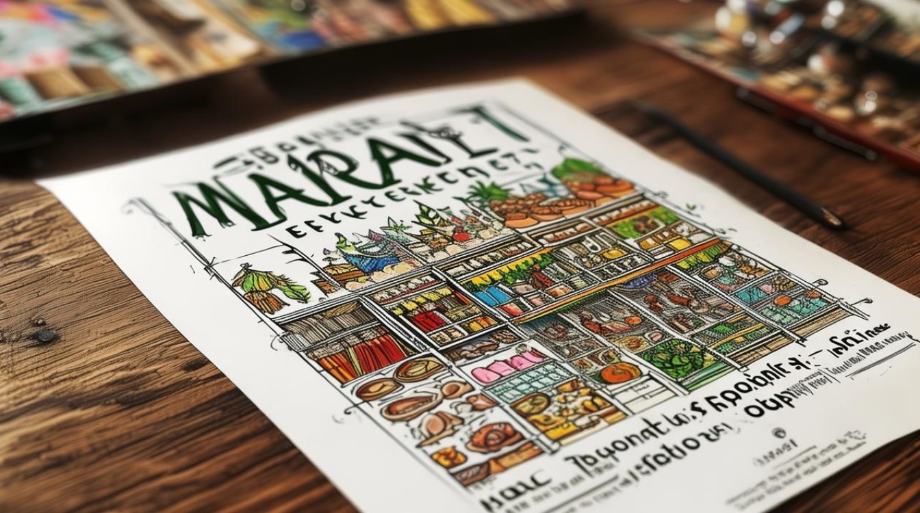 跳蚤市场手抄报