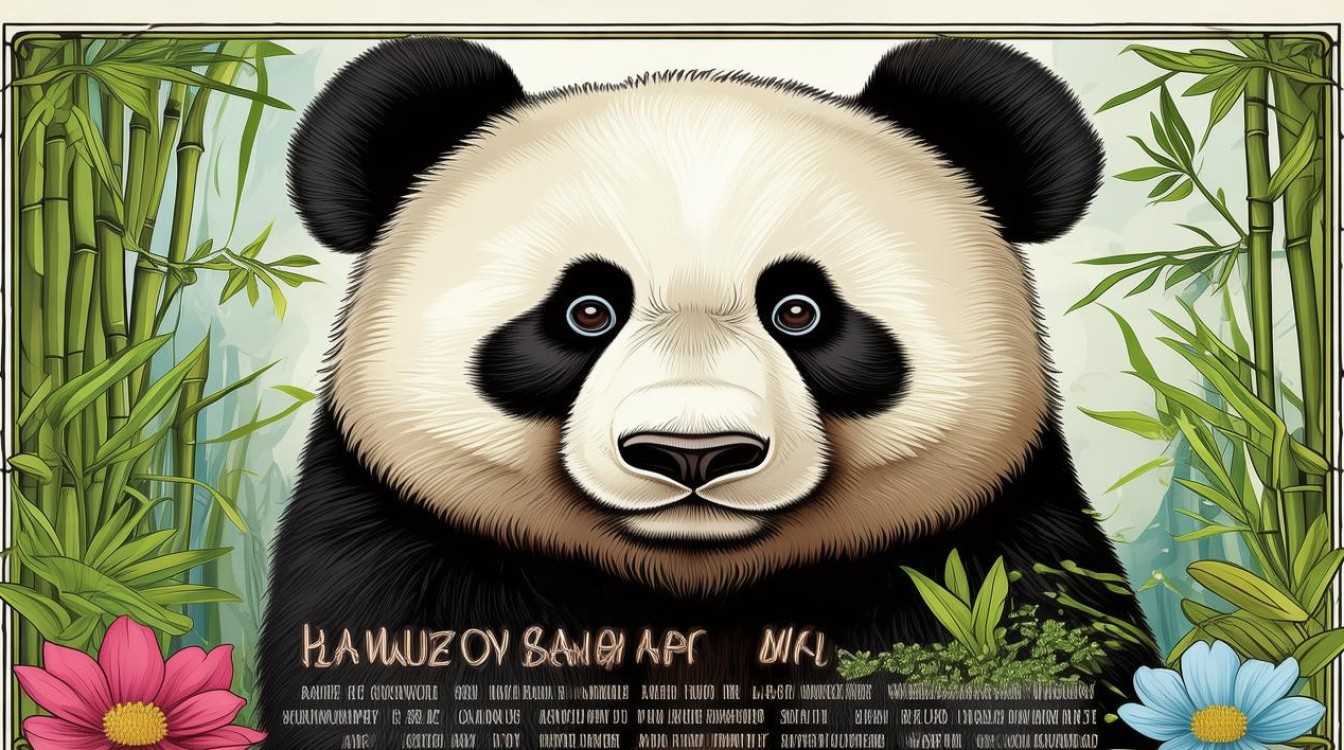 熊猫手抄报 熊猫手抄报