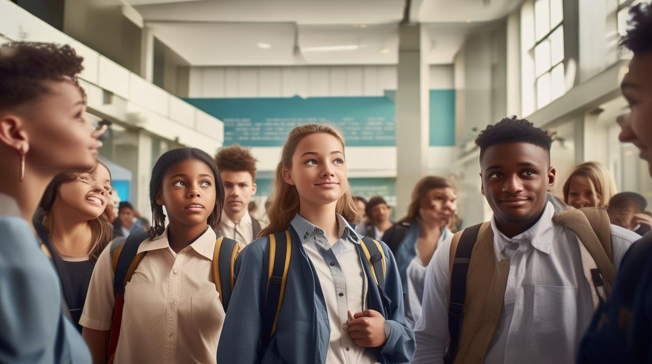 参观中学观后感