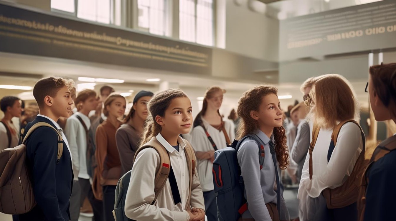 参观中学观后感